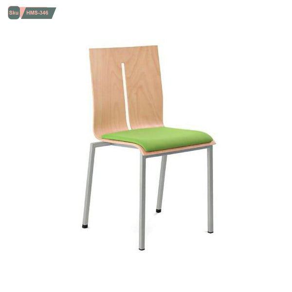 Natural wood dining chair - HMS-346