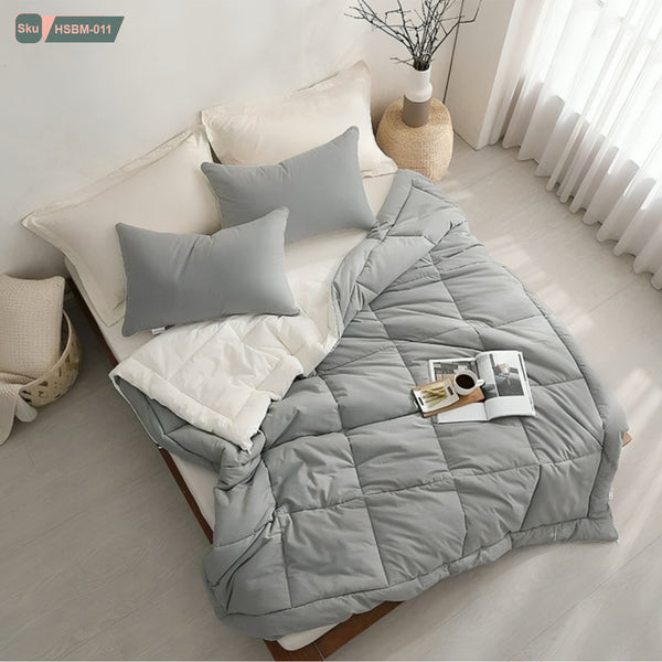 High quality cotton and fiber comforter, 220 x 240 cm - HSBM-011