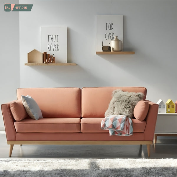 Natural wood sofa - HFT-015