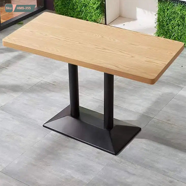 High quality wood countertop dining table - HMS-355