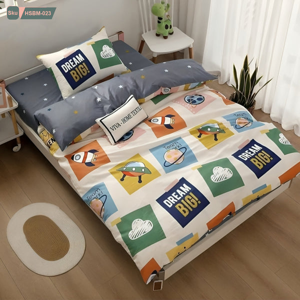 High quality cotton and fiber comforter, 220 x 240 cm - HSBM-023