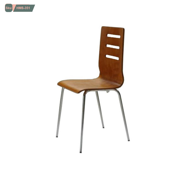 Natural wood dining chair - HMS-351