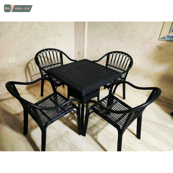 Plastic dinner set for 4 persons - HUA-014
