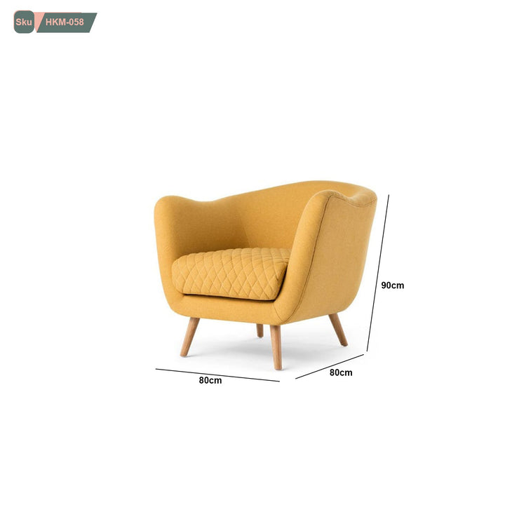كرسي خشب - HKM-058 - هوم ديكوريا