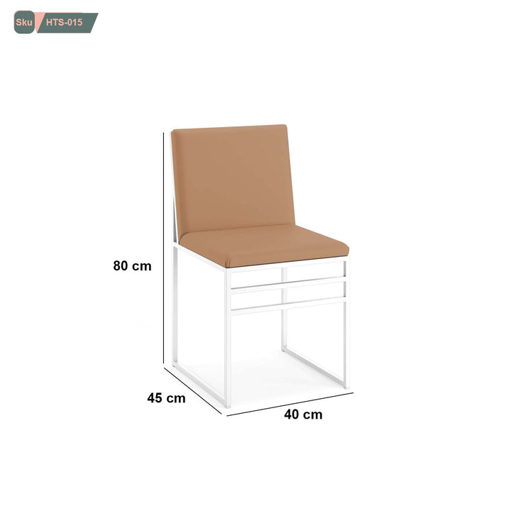 كرسي معدني بدهان اليكتروستاتيك - HTS-015 - هوم ديكوريا
