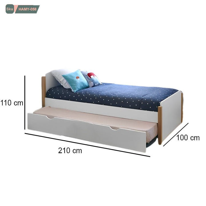 سرير اطفال خشب طبيعي - HAMY-058 - هوم ديكوريا