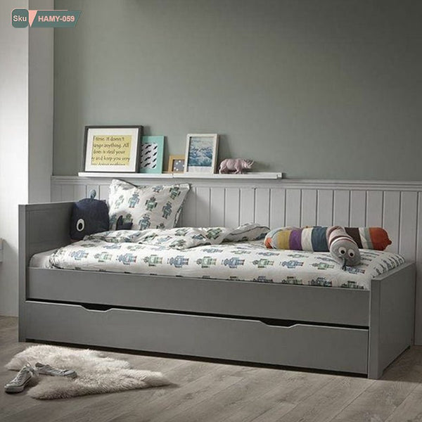 سرير اطفال خشب طبيعي - HAMY-059 - هوم ديكوريا