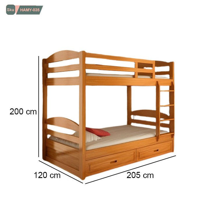 سرير دورين خشب طبيعي - HAMY-035 - هوم ديكوريا