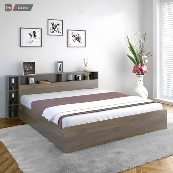 سرير خشب MDF عالي الجودة - ITM-018 - هوم ديكوريا