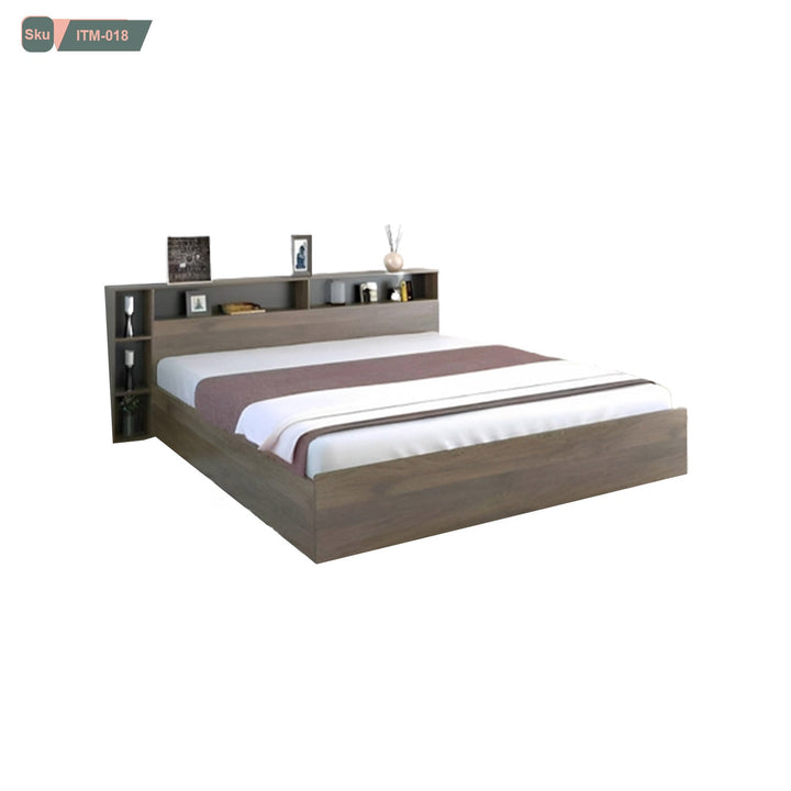 سرير خشب MDF عالي الجودة - ITM-018 - هوم ديكوريا