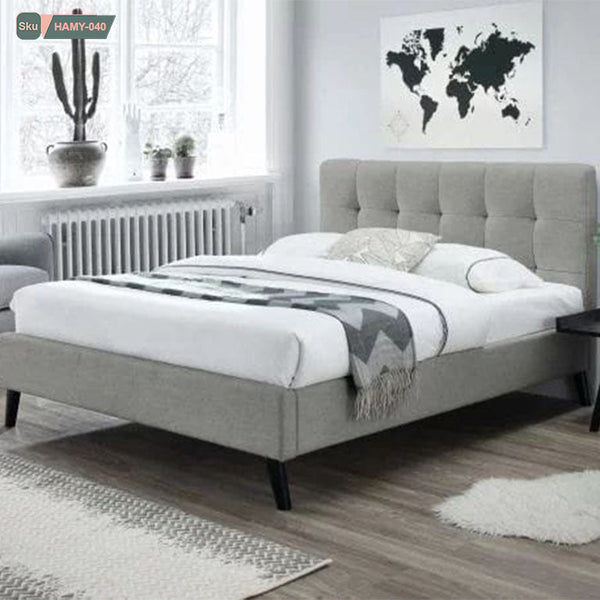 سرير خشب طبيعي - HAMY-040 - هوم ديكوريا