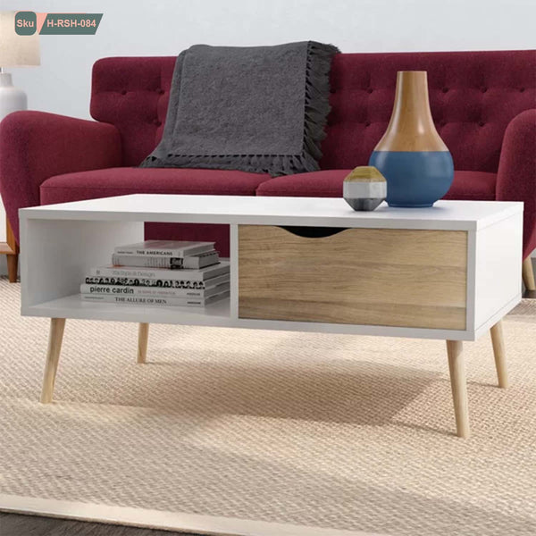 High quality MDF wood coffee table - H-RSH-084