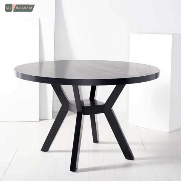 Wooden dining table with a distinctive design - H-RSH-141