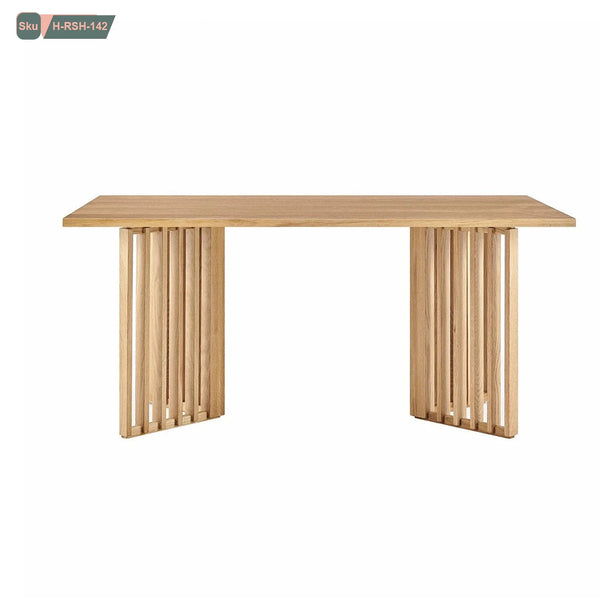 Wooden dining table with a distinctive design - H-RSH-142