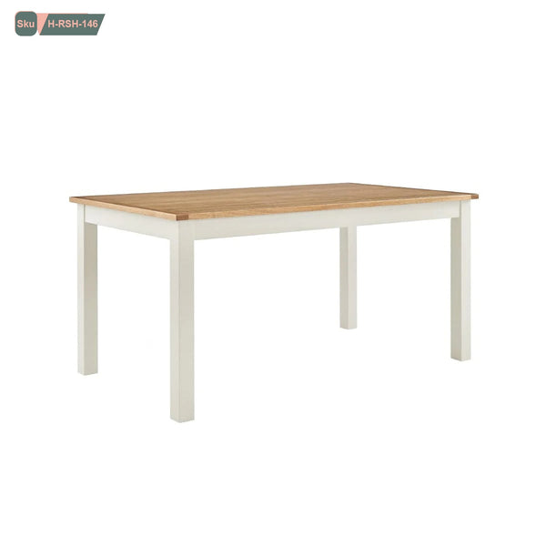 Wooden dining table with a distinctive design - H-RSH-146
